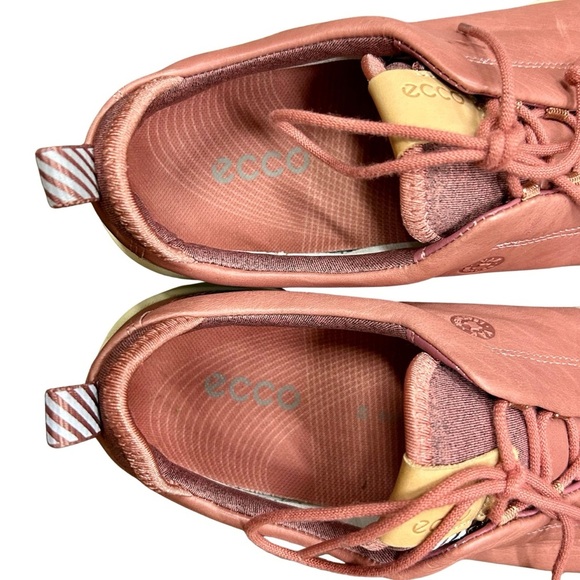 ECCO Golf Biom Hybrid Leather Sneakers | Size 9 US / 40 EU | Rose Pink - Picture 4 of 10
